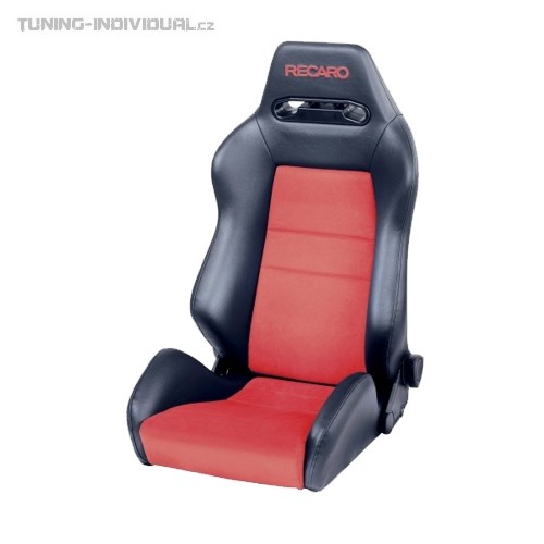 Sportovní sedačka Recaro Speed S -černá koženka/červená Dinamica