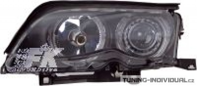 Pedn svtla Angel Eyes s Xenony BMW E46 3-er r.v. 01-03 2dv.