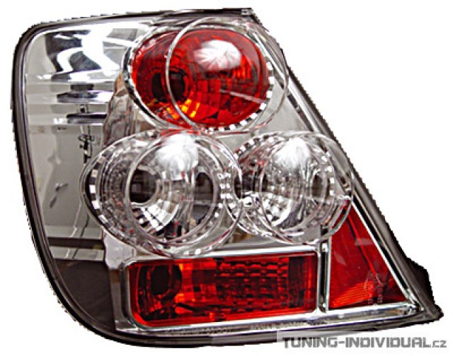 Zadní světla na Honda Civic 3dv. typ r.v. 2002- chromové, pár