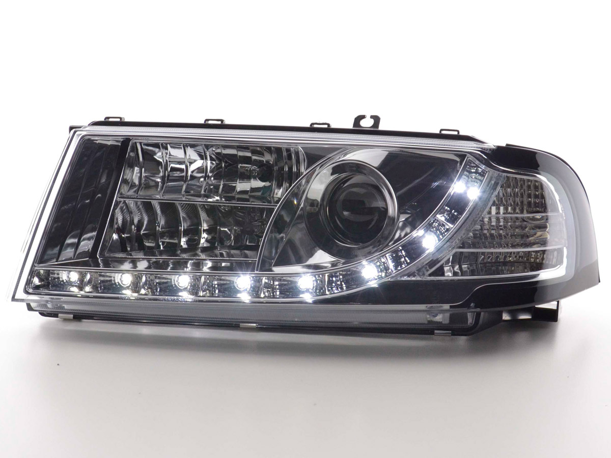 Přední světla Škoda Octavia 1 LED chrom r.v. 00 - 04