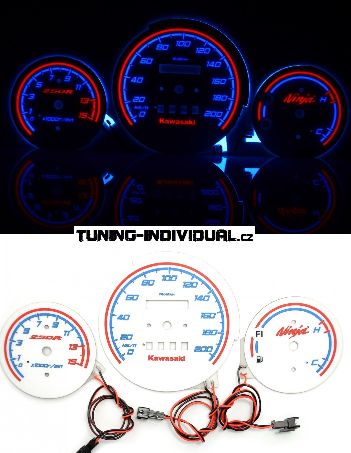 Indiglo budky Kawasaki Ninja 250R